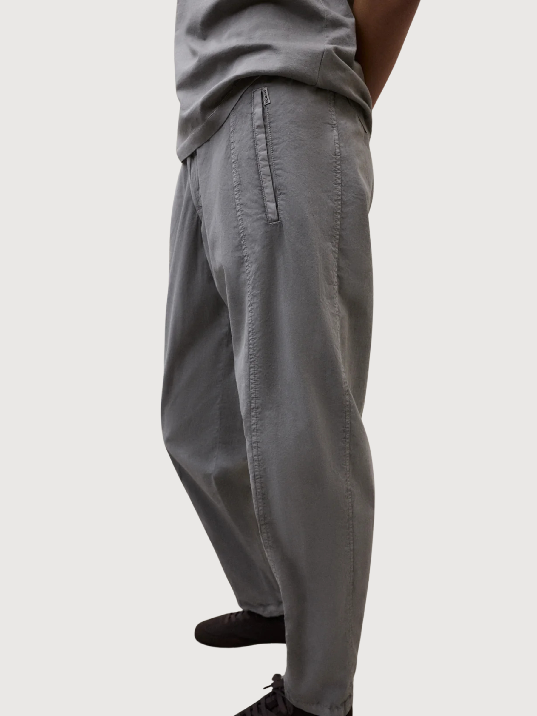 Trouser Ripoll Woman Charcoal Cotton | ECOALF