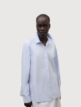 Shirt Alfreda Woman Sky Blue Cotton | Ecoalf