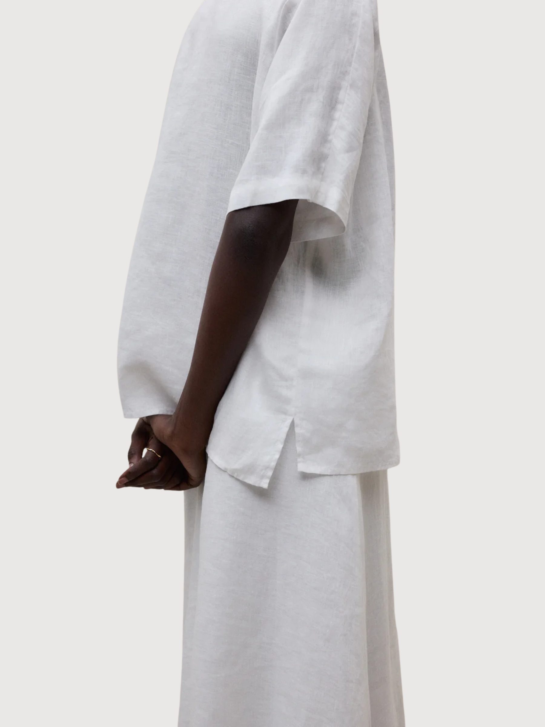 MELANIA SHIRT DAMEN WEISS | Ecoalf
