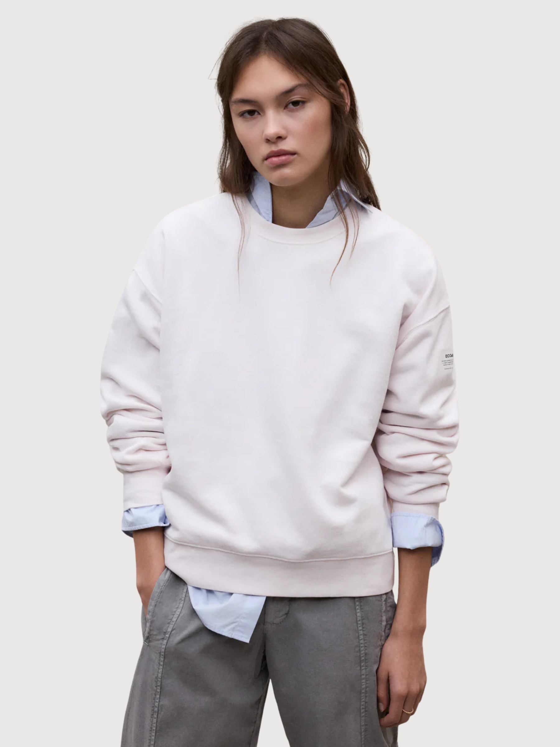 GODOY SWEATSHIRT WOMAN Light Pink | Ecoalf