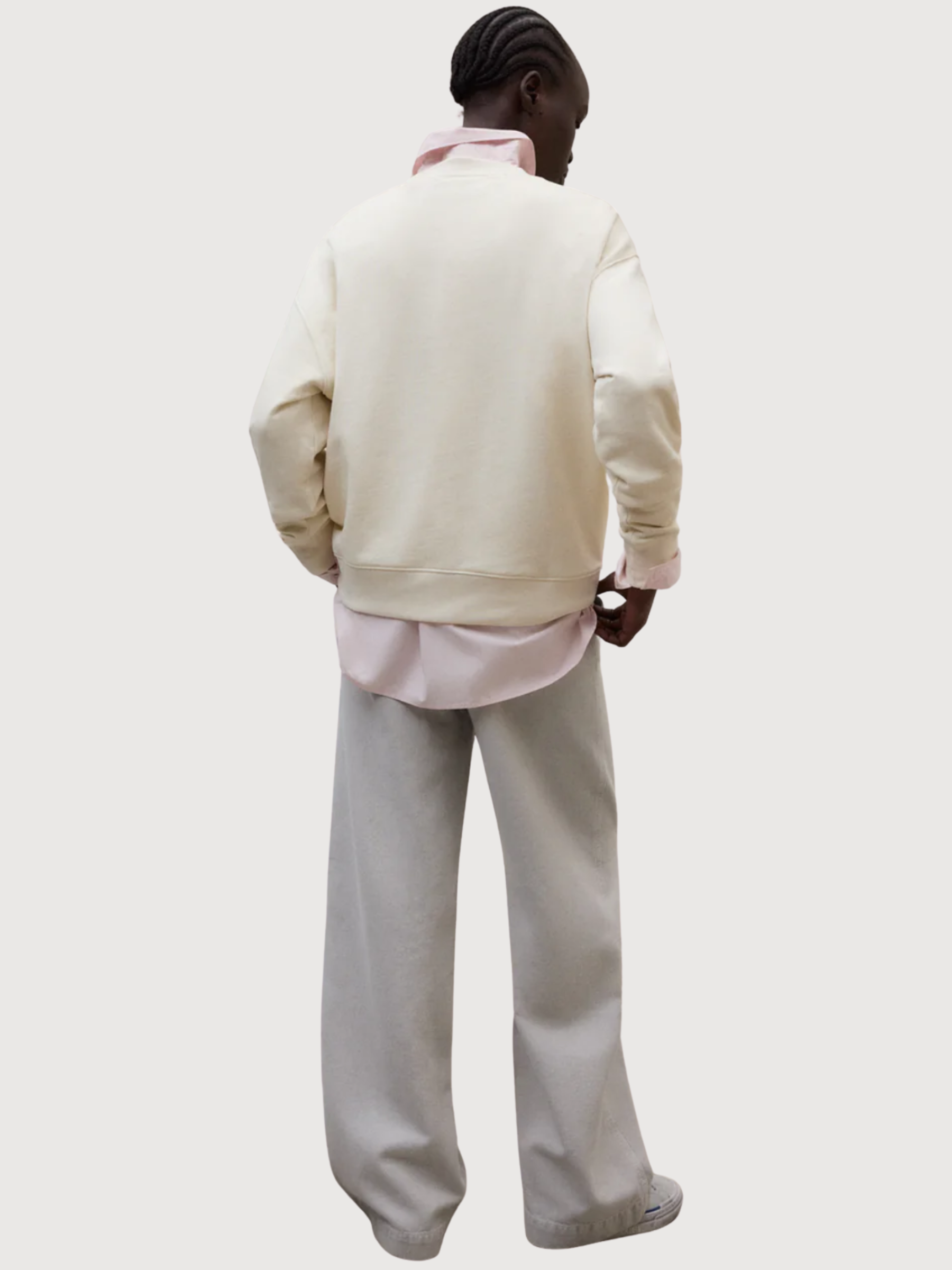 Sweatshirt Godoy Damen Ecru Baumwolle | Ecoalf