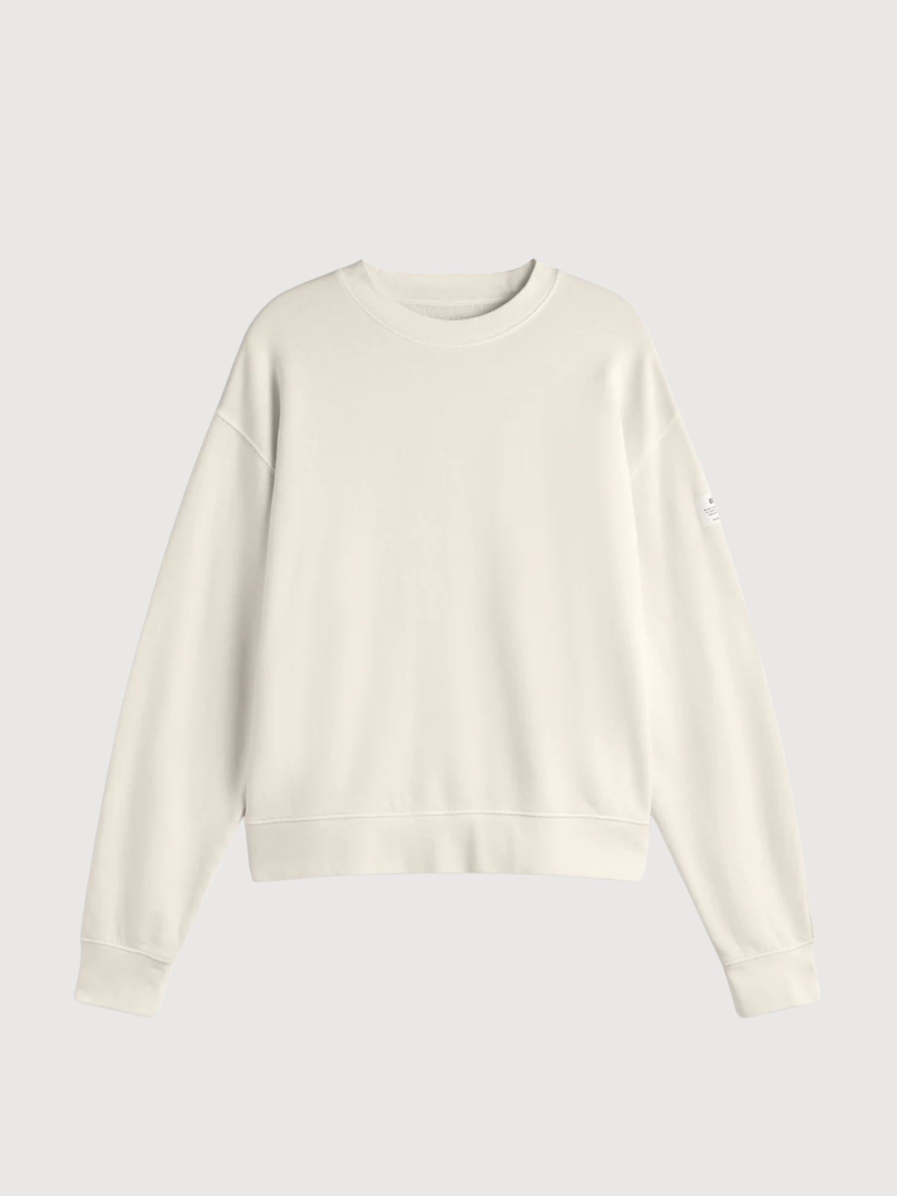 Sweatshirt Godoy Damen Ecru Baumwolle | Ecoalf