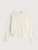 Sweatshirt Godoy Damen Ecru Baumwolle | Ecoalf