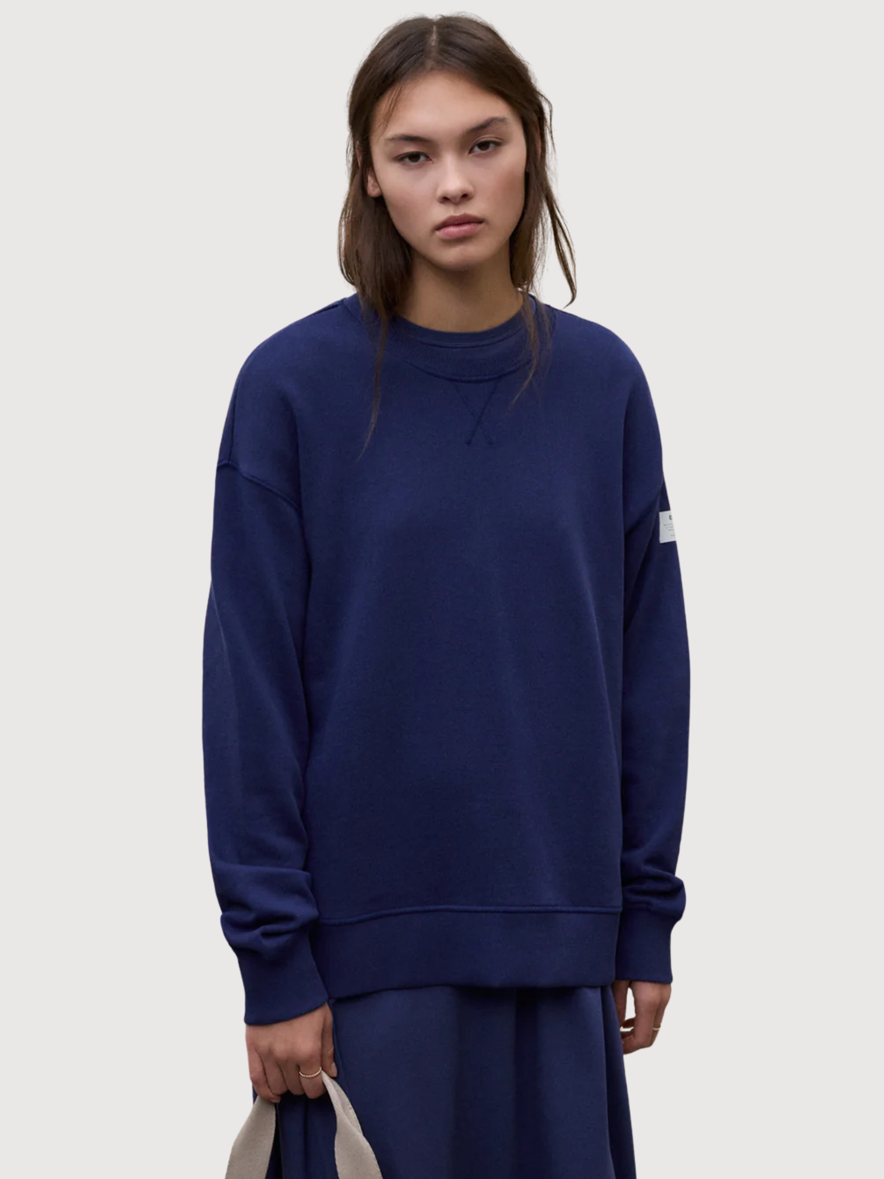 STORM SWEATSHIRT WOMAN Blue Indigo | ECOALF