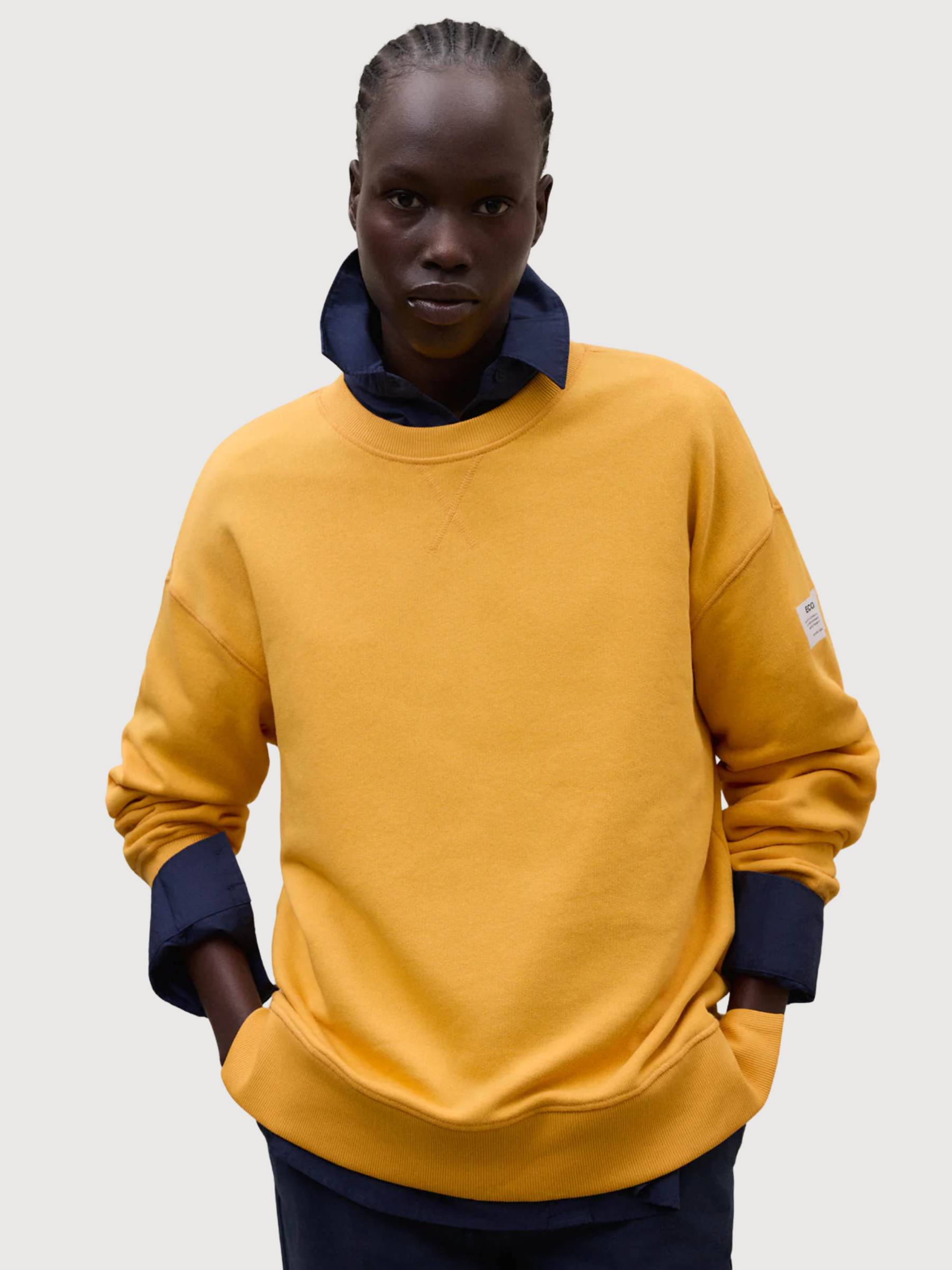 STORM SWEATSHIRT WOMAN Tangerina | Ecoalf