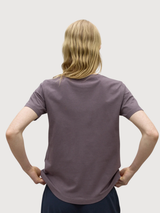 Women's Ariza T‑Shirt Peppercorn | ECOALF