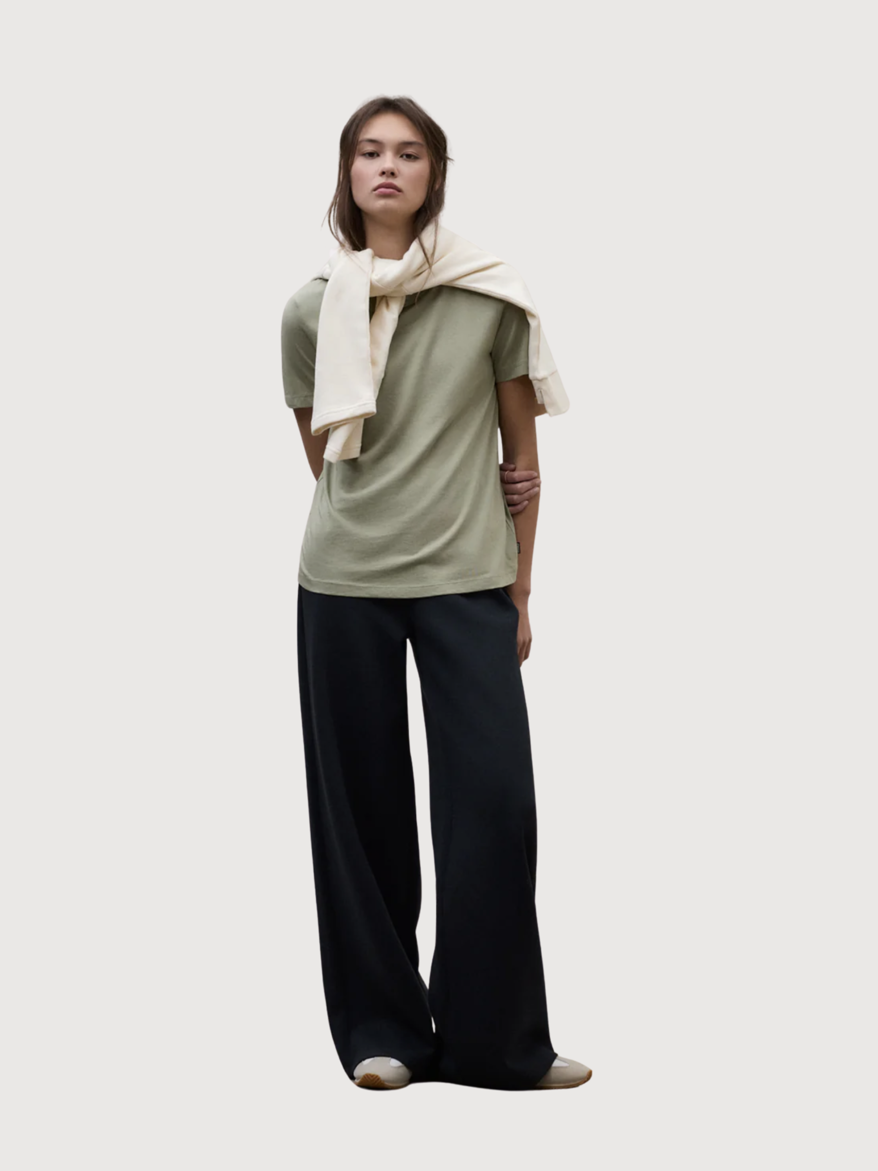 T-Shirt Lake Woman Sage | Ecoalf