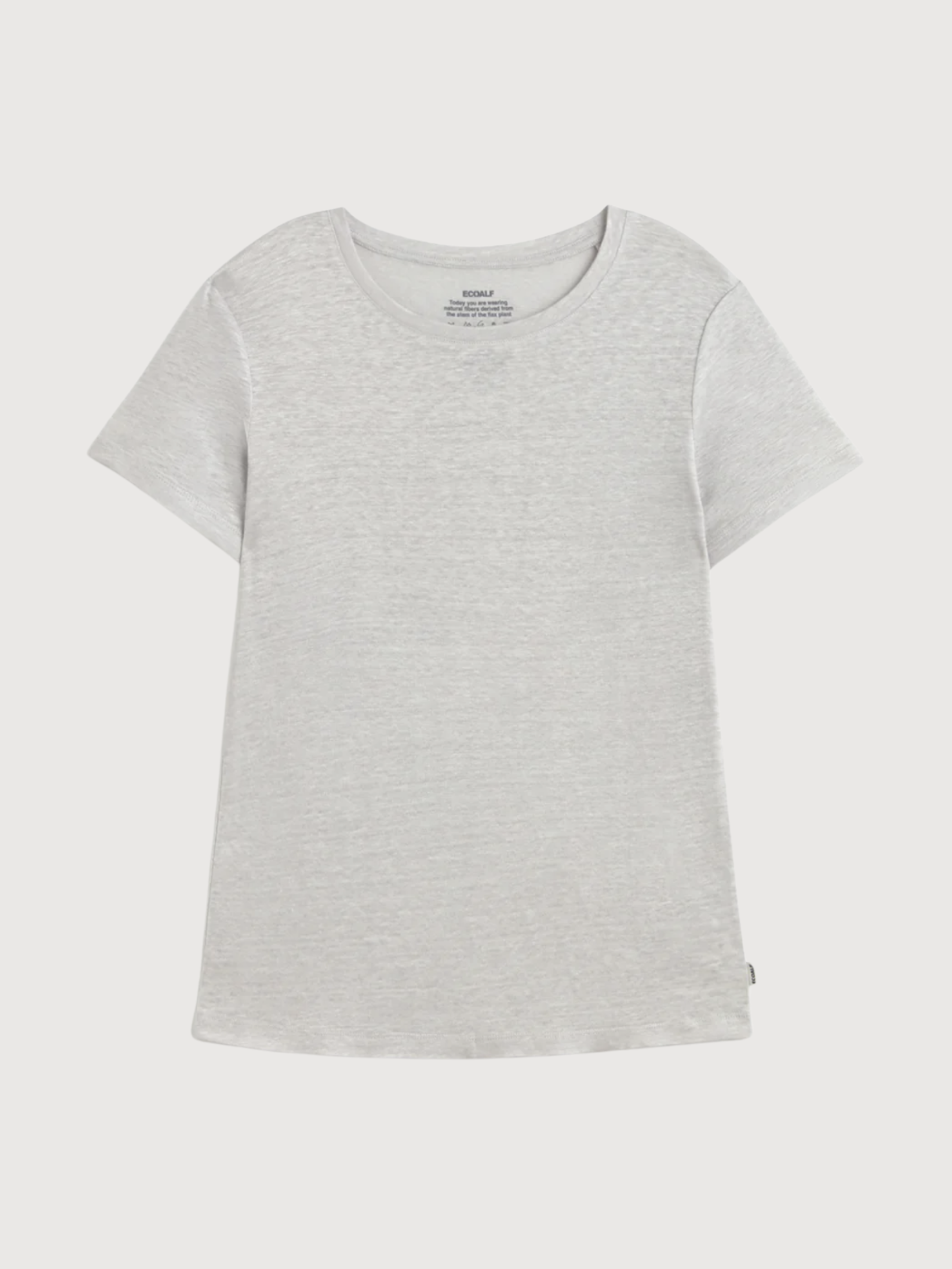 LANE Damen-T-Shirt Eisgrau | ECOALF