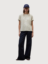 T-Shirt Ronda Damen Stone Baumwolle | ECOALF
