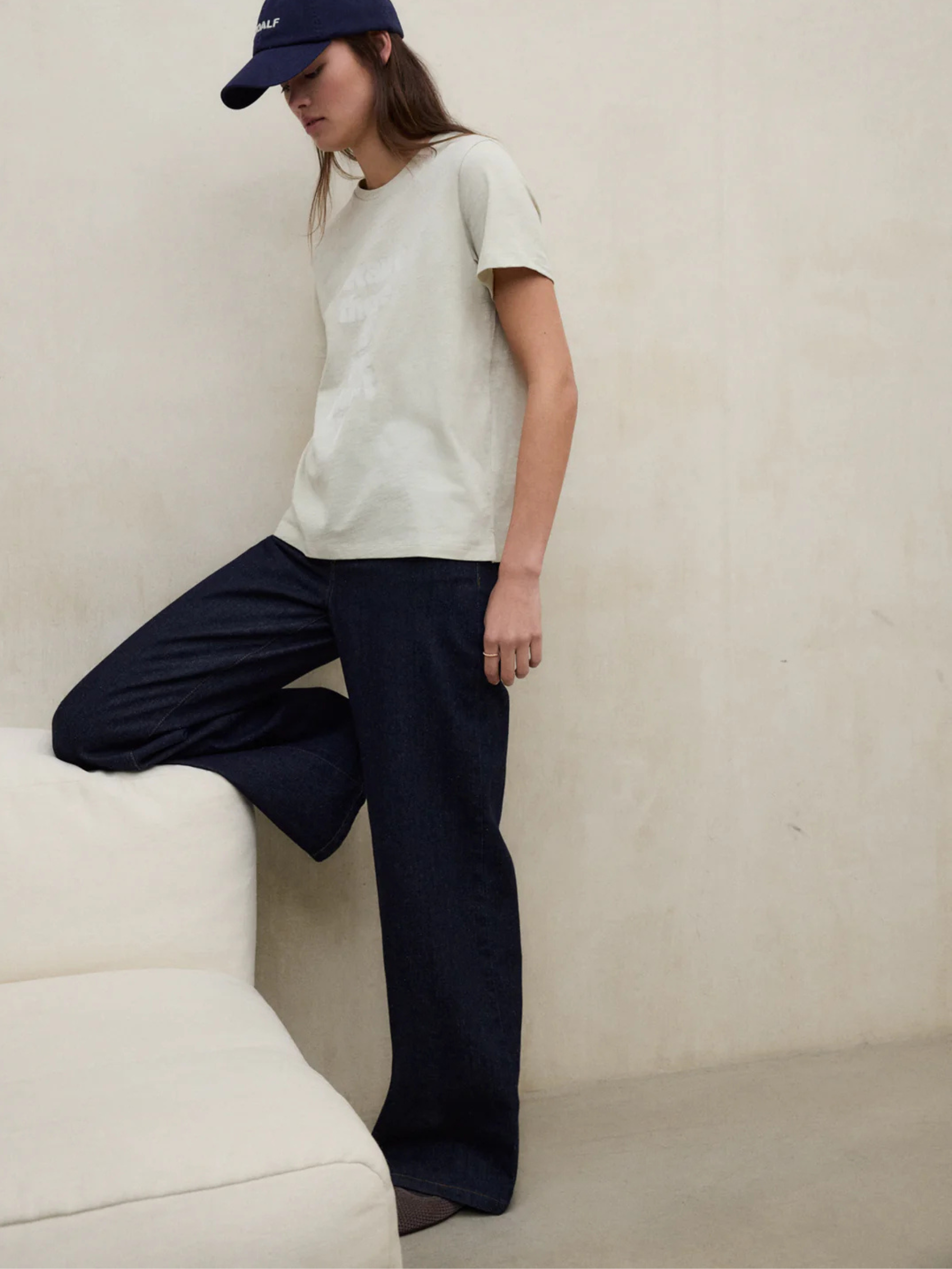 T-Shirt Ronda Damen Stone Baumwolle | ECOALF