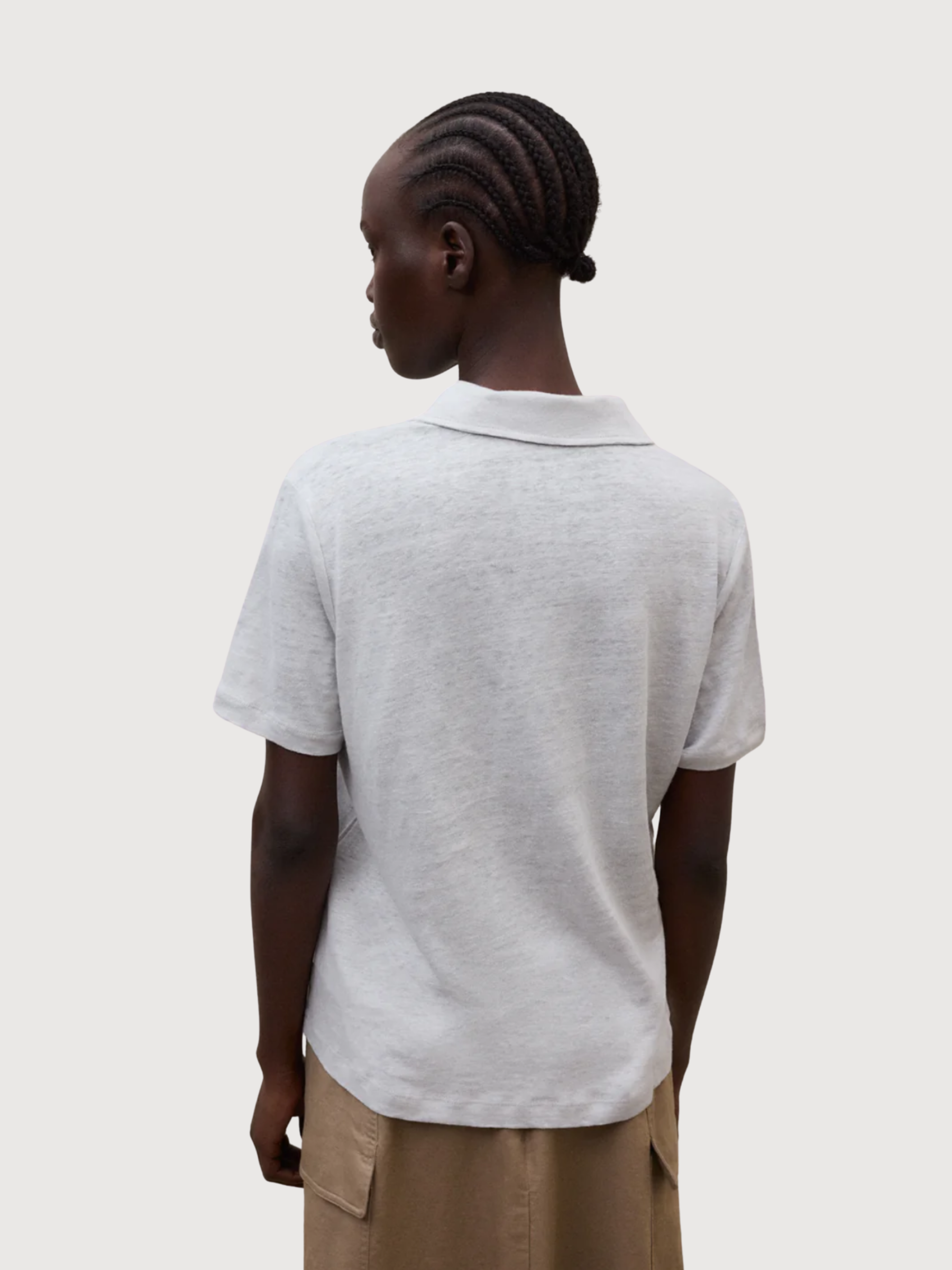 TROMS T-SHIRT WOMAN Ice Grey | ECOALF