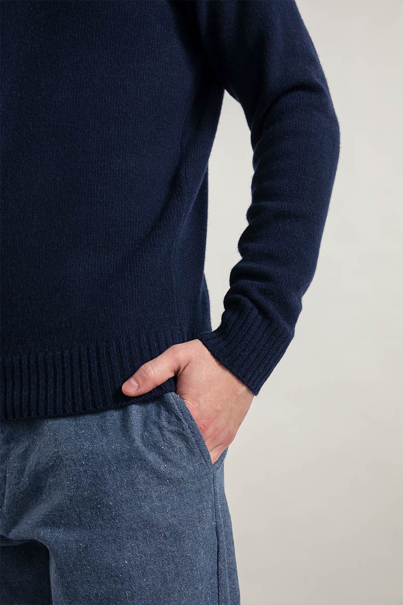 Romeo Pullover Mirtillo Cashmere | Rifo