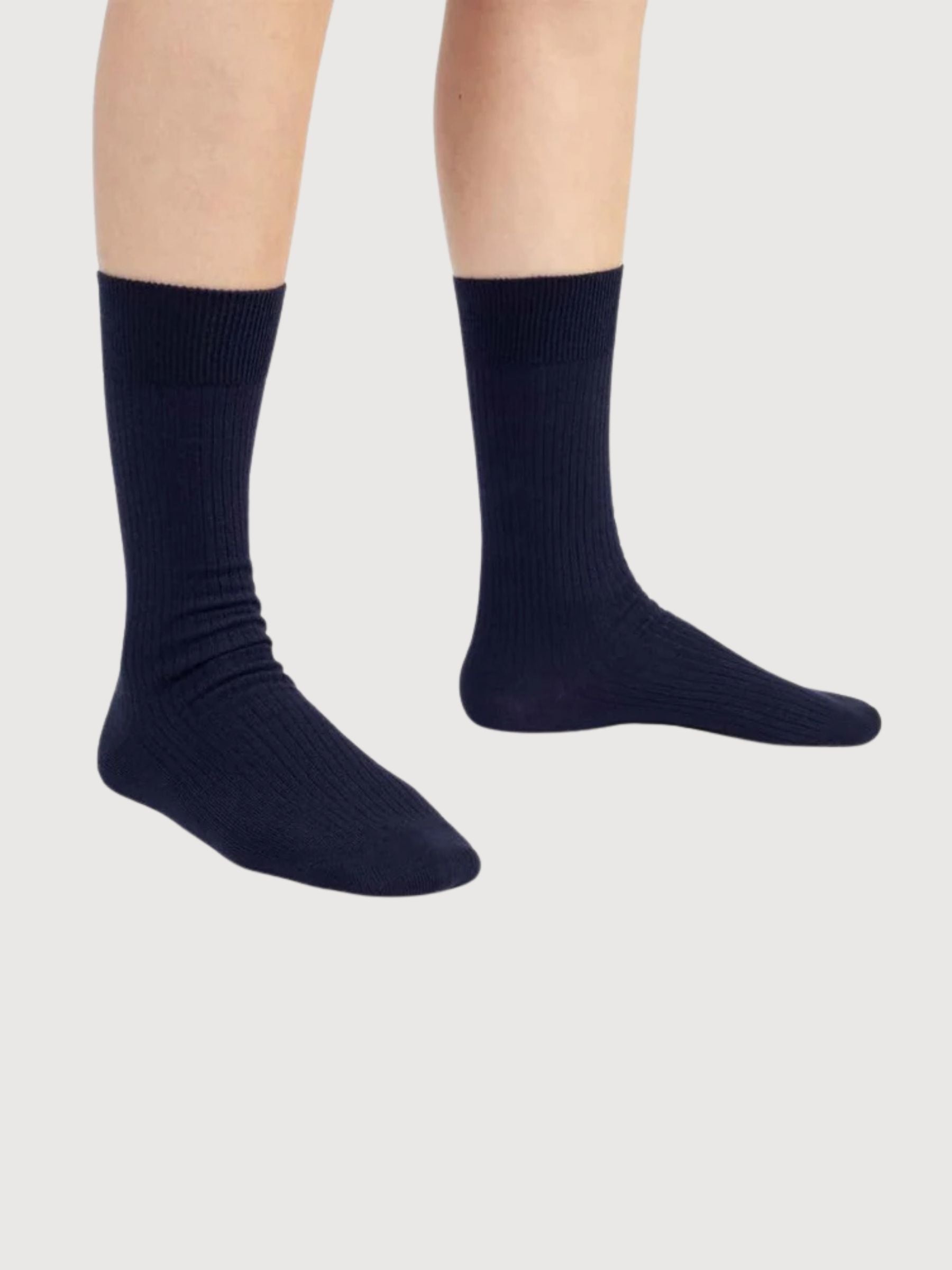 Rippen dunkle Navy Socken  | Dillysocks