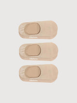 Hidden Nude Sand 3-Pack Socks | Dillysocks
