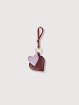 Keyring Bag Charm Hearts Purple | O My Bag