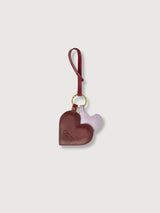Keyring Bag Charm Hearts Purple | O My Bag