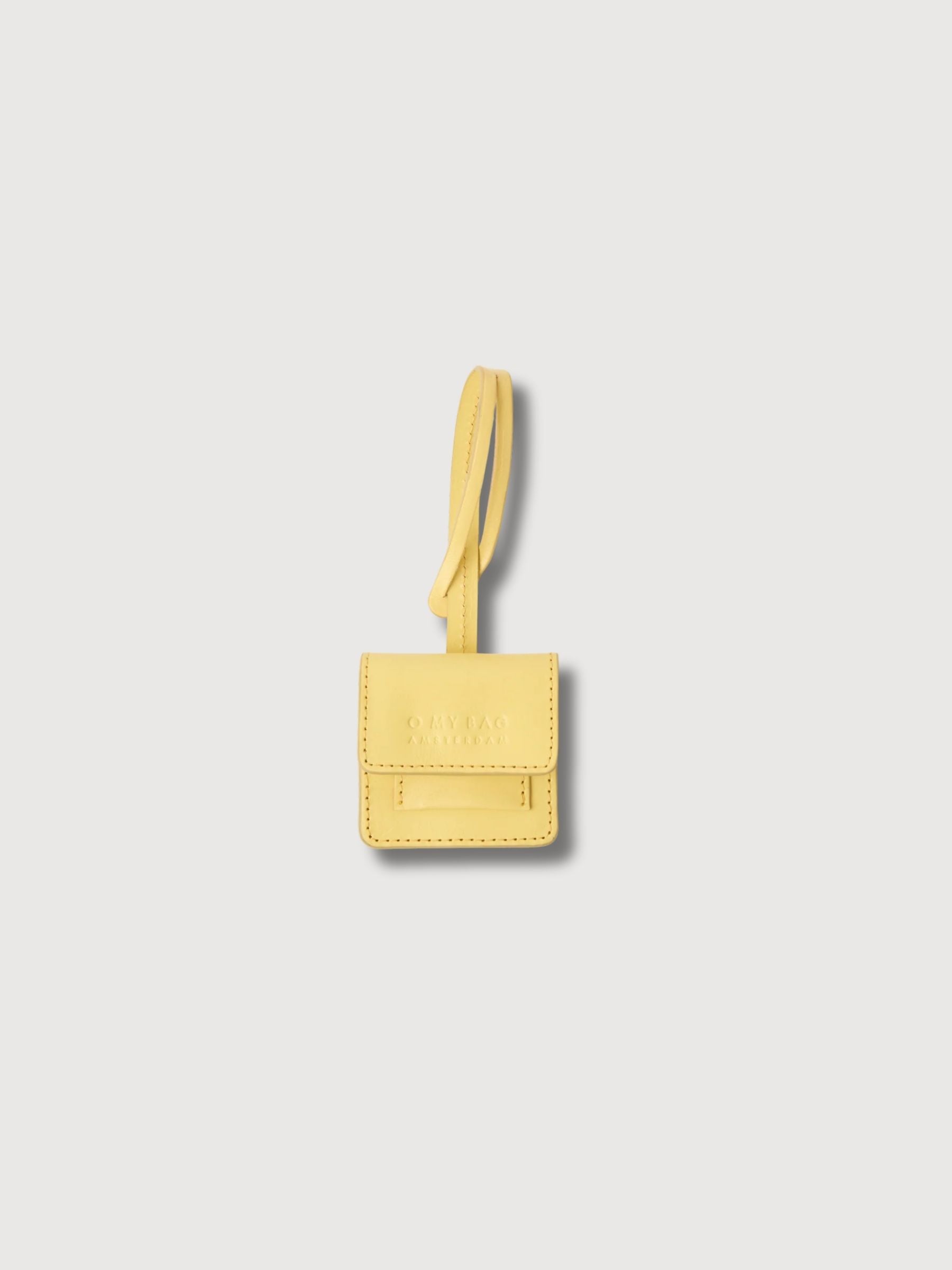 Portachiavi con ciondolo per borsa, colore giallo sole | O My Bag