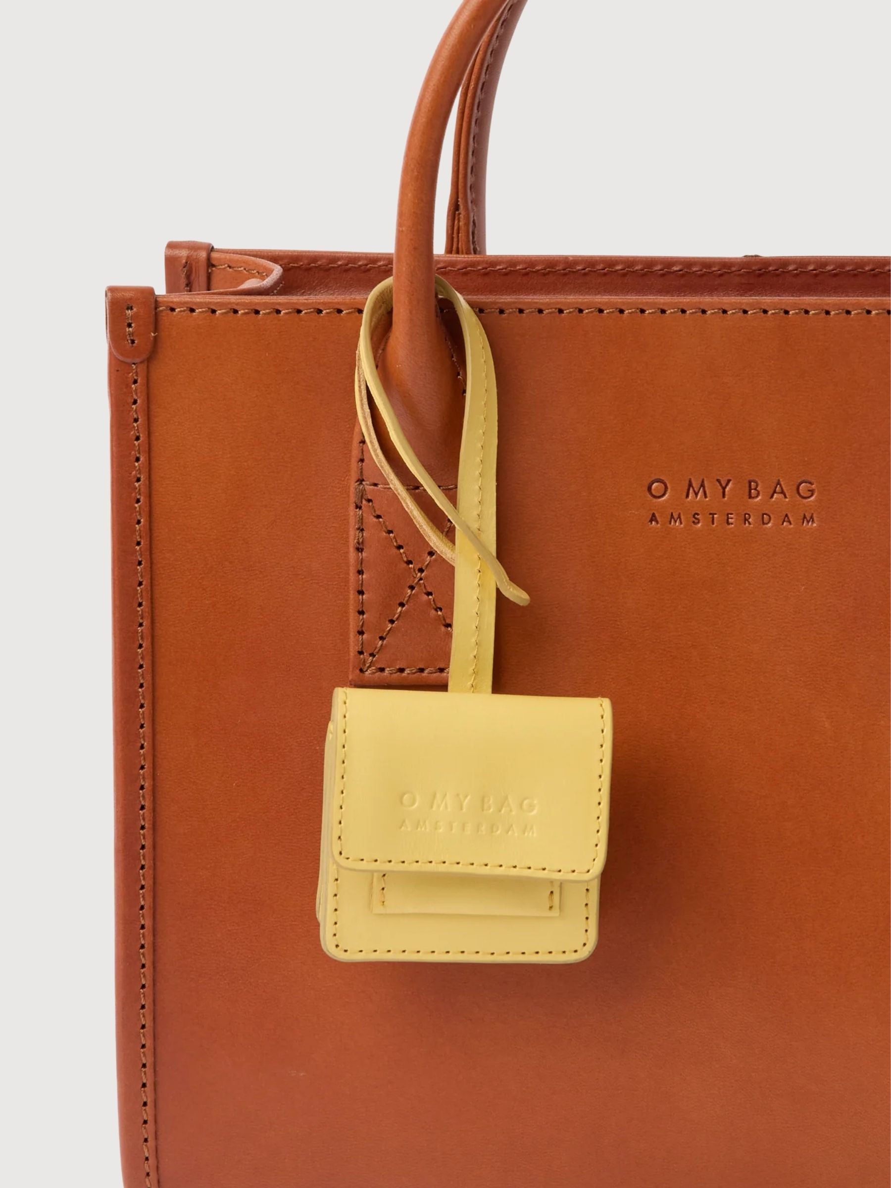 Portachiavi con ciondolo per borsa, colore giallo sole | O My Bag