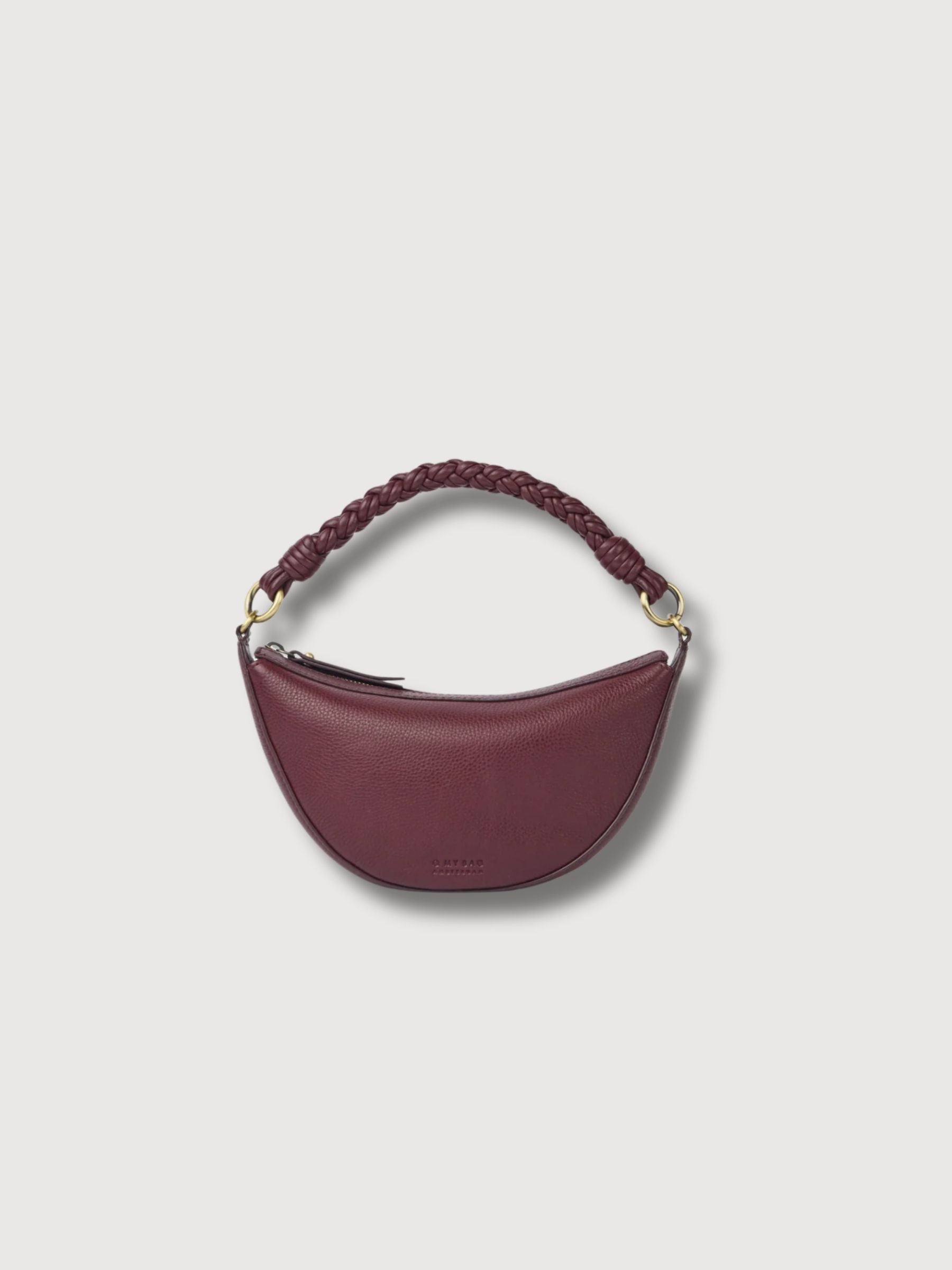 Bag Leo Twisted Handle Mini dark Cherry | O My Bag