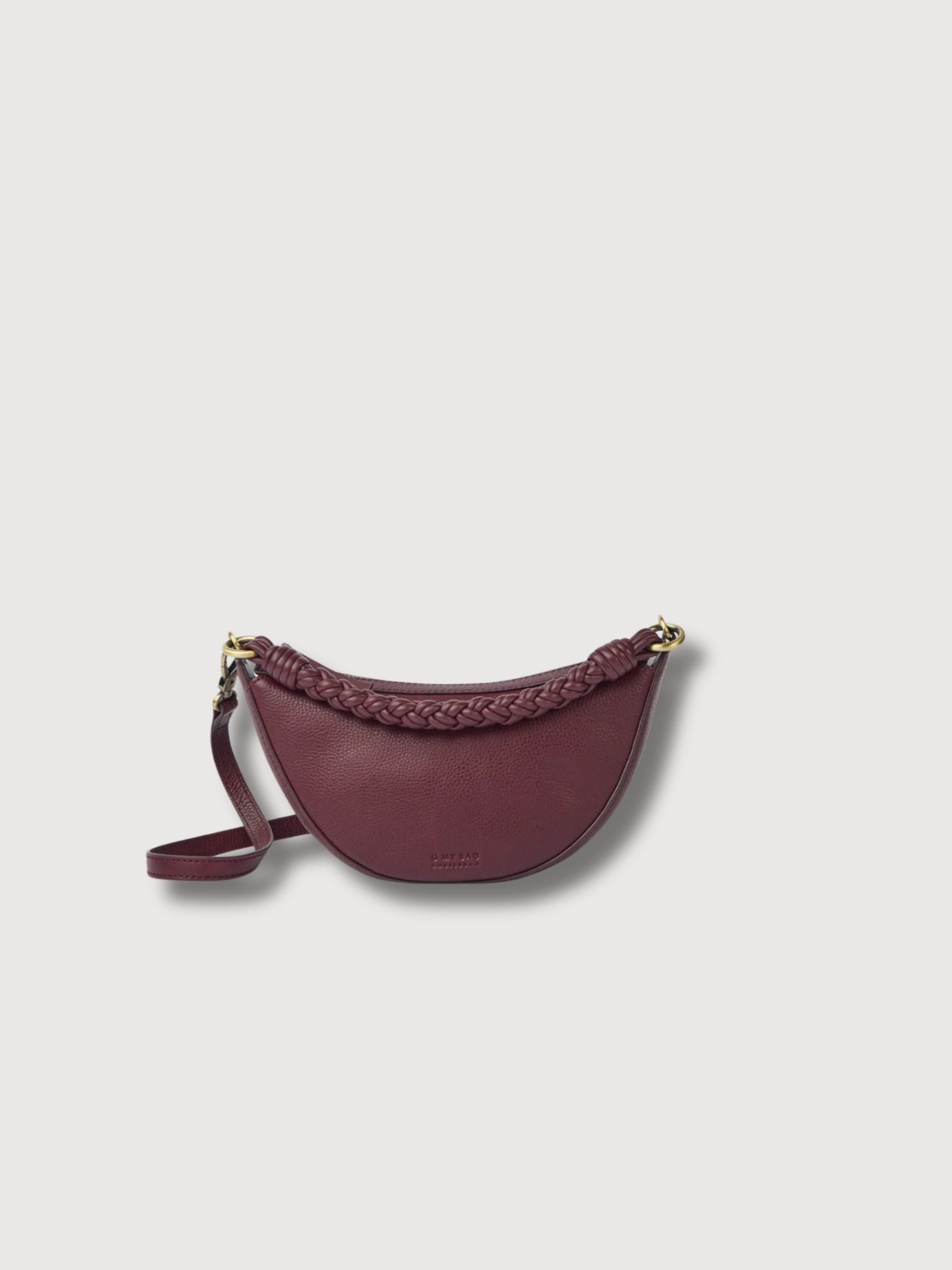 Bag Leo Twisted Handle Mini dark Cherry | O My Bag