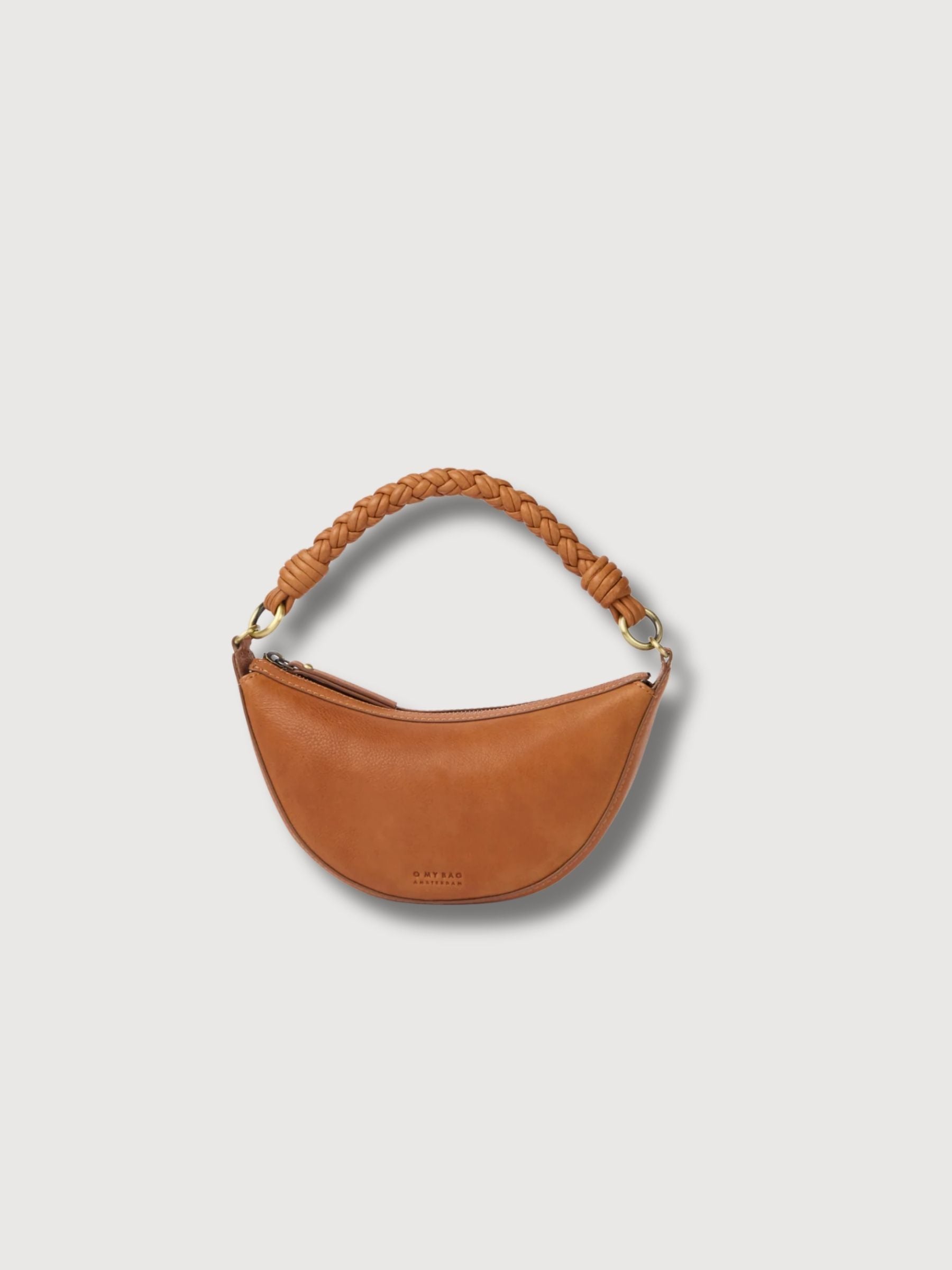 Leo Mini Twisted Handle Pelle Morbida Grana | O MY BAG