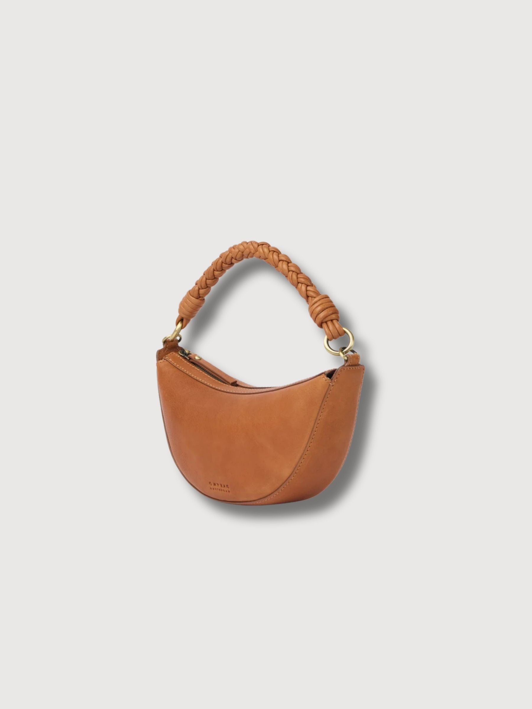Leo Mini Twisted Handle Pelle Morbida Grana | O MY BAG