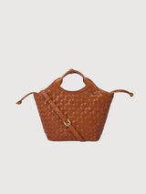 Borsa Mara Midi Cognac Woven Classic | O My Bag