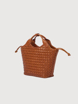Borsa Mara Midi Cognac Woven Classic | O My Bag