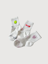 Socken Icon Love Kinder Rosa | Ooley