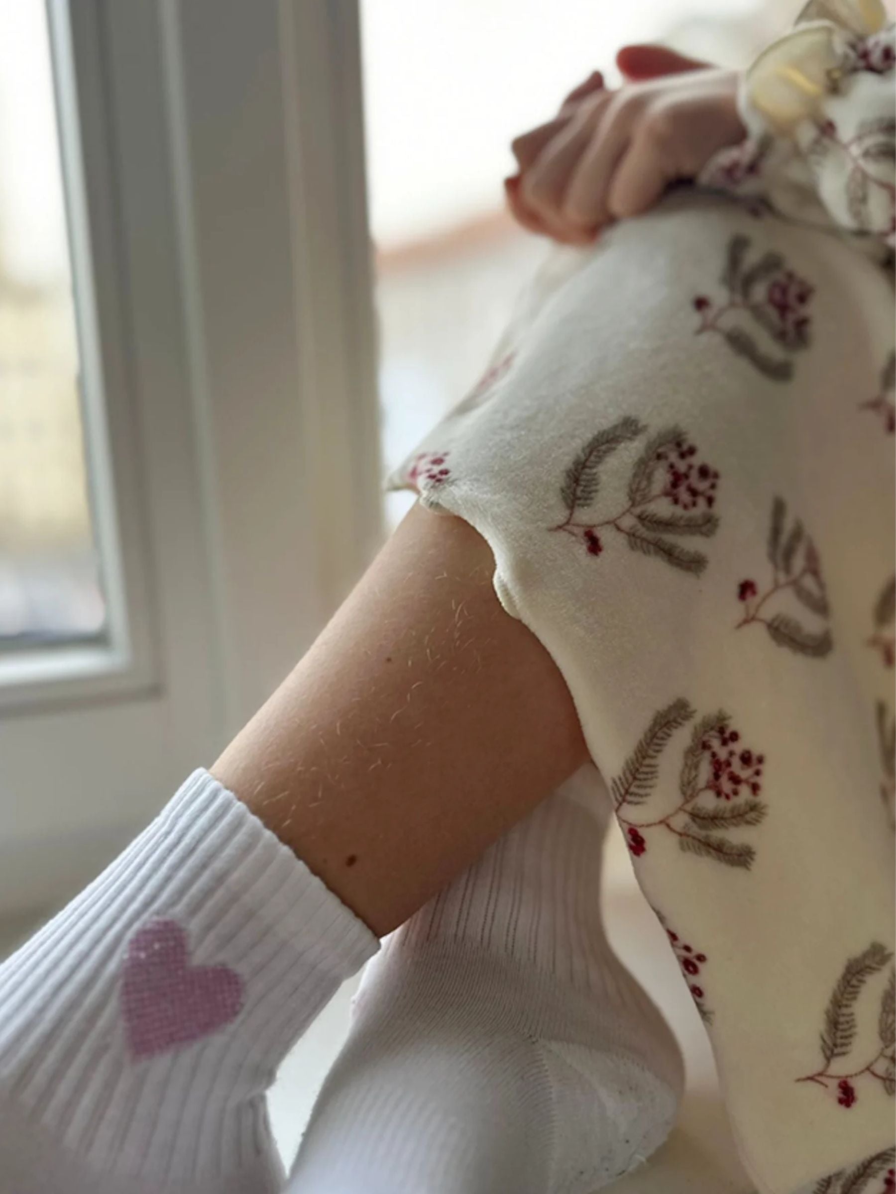 Socken Icon Glitter Love Kids Hellviolett | Ooley