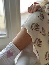 Socken Icon Glitter Love Kids Hellviolett | Ooley