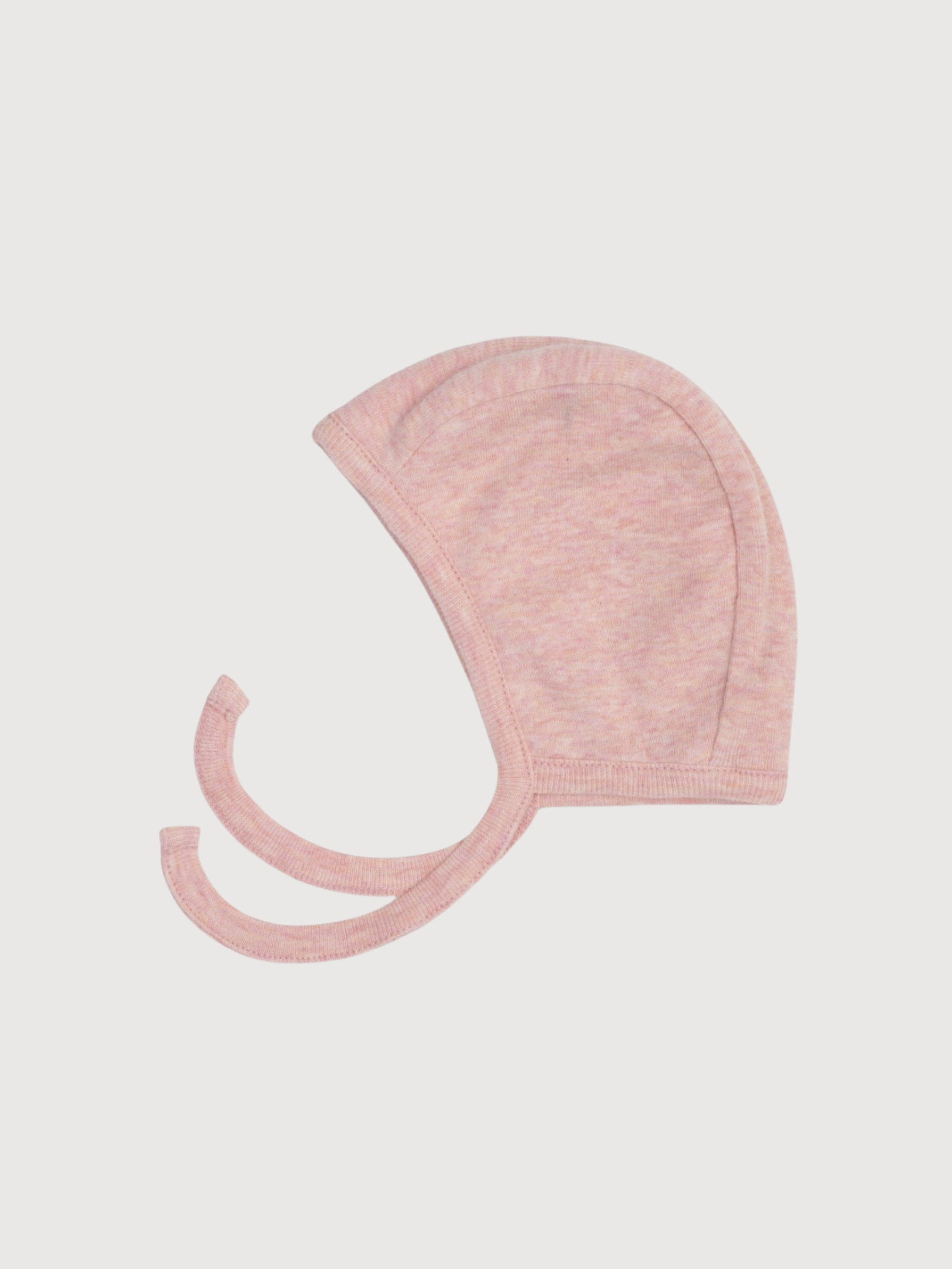 Cappellino per neonato in cotone biologico a coste color corallo | SERENDIPITY