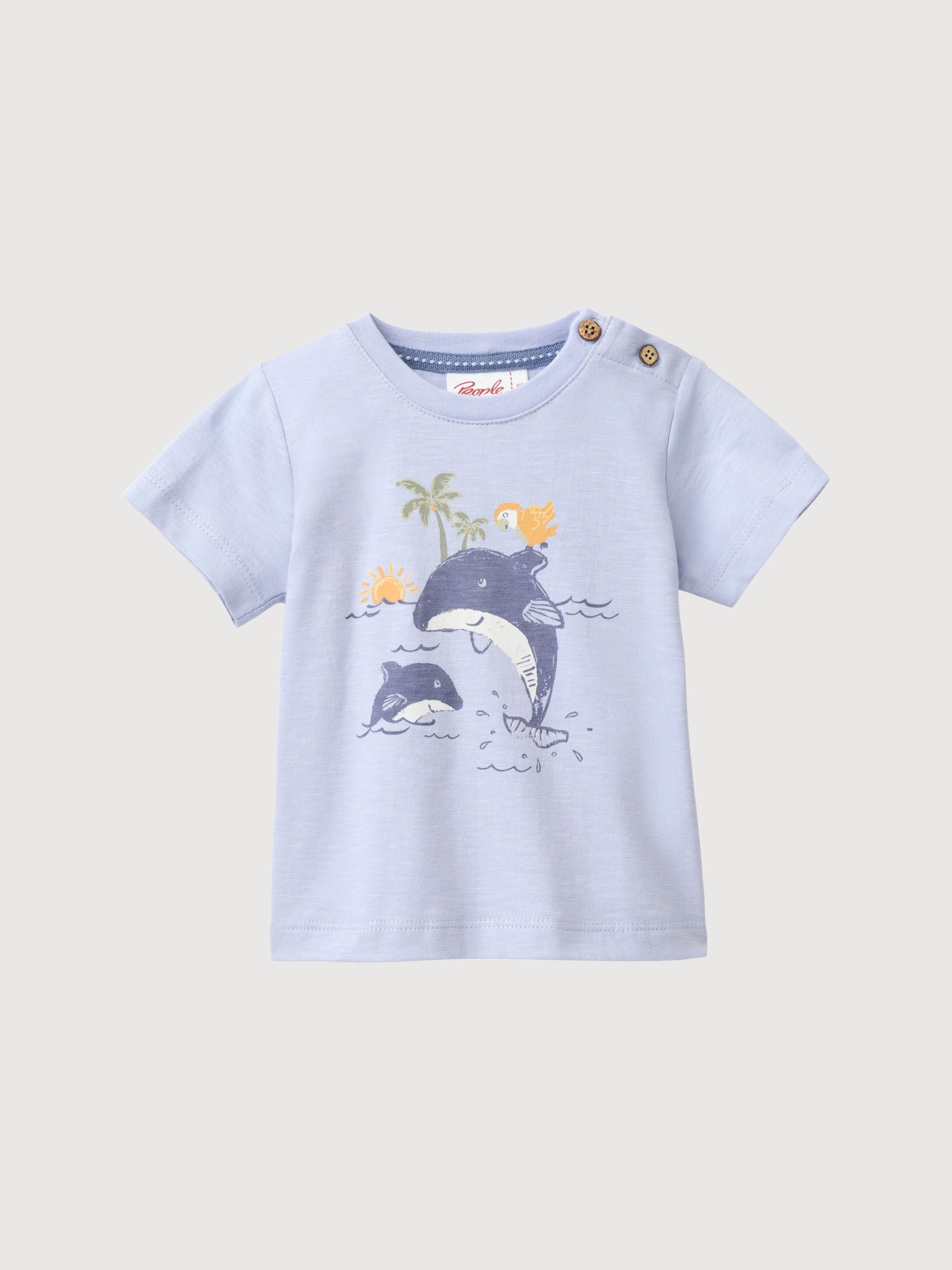 T-Shirt Azzurro Bambino | People Wear Organic