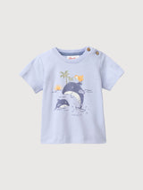 T-Shirt Hellblau Kid | People Wear Organic