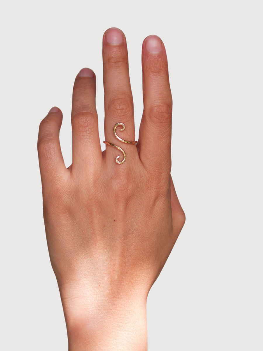 Small, thick spiral ring | Rays&Riches