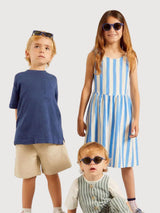 Sonnenbrille Kid Ballena Blau Recycelte Gummi 6-10 Jahre | Parafina