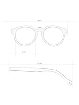 Sonnenbrille Kid Ballena Rot Recycelte Gummi 6-10 Jahre | Parafina