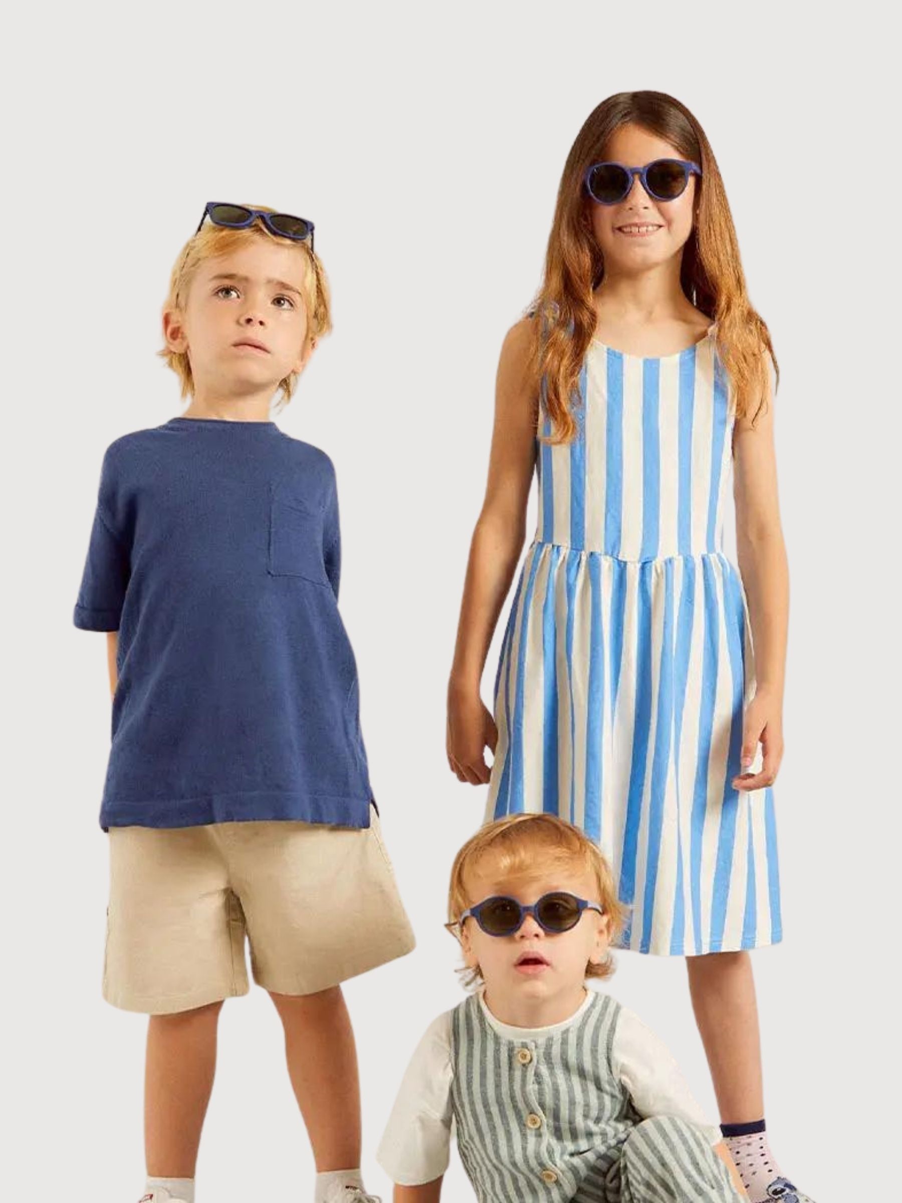 Sonnenbrille Kid Ballena Grün Recycelte Gummi 6-10 Jahre | Parafina