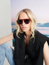 Sunglasses Corriente Brown Recycled Plastic | Parafina