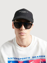 Sunglasses Corriente Black Recycled Plastic Black  | Parafina