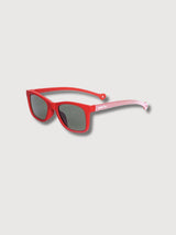 Sonnenbrille Kid Delfin Recycelte Gummi-Rot 3-5 Jahre | Parafina