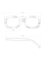 Sunglasses Duna Recycled Plastic Red | Parafina