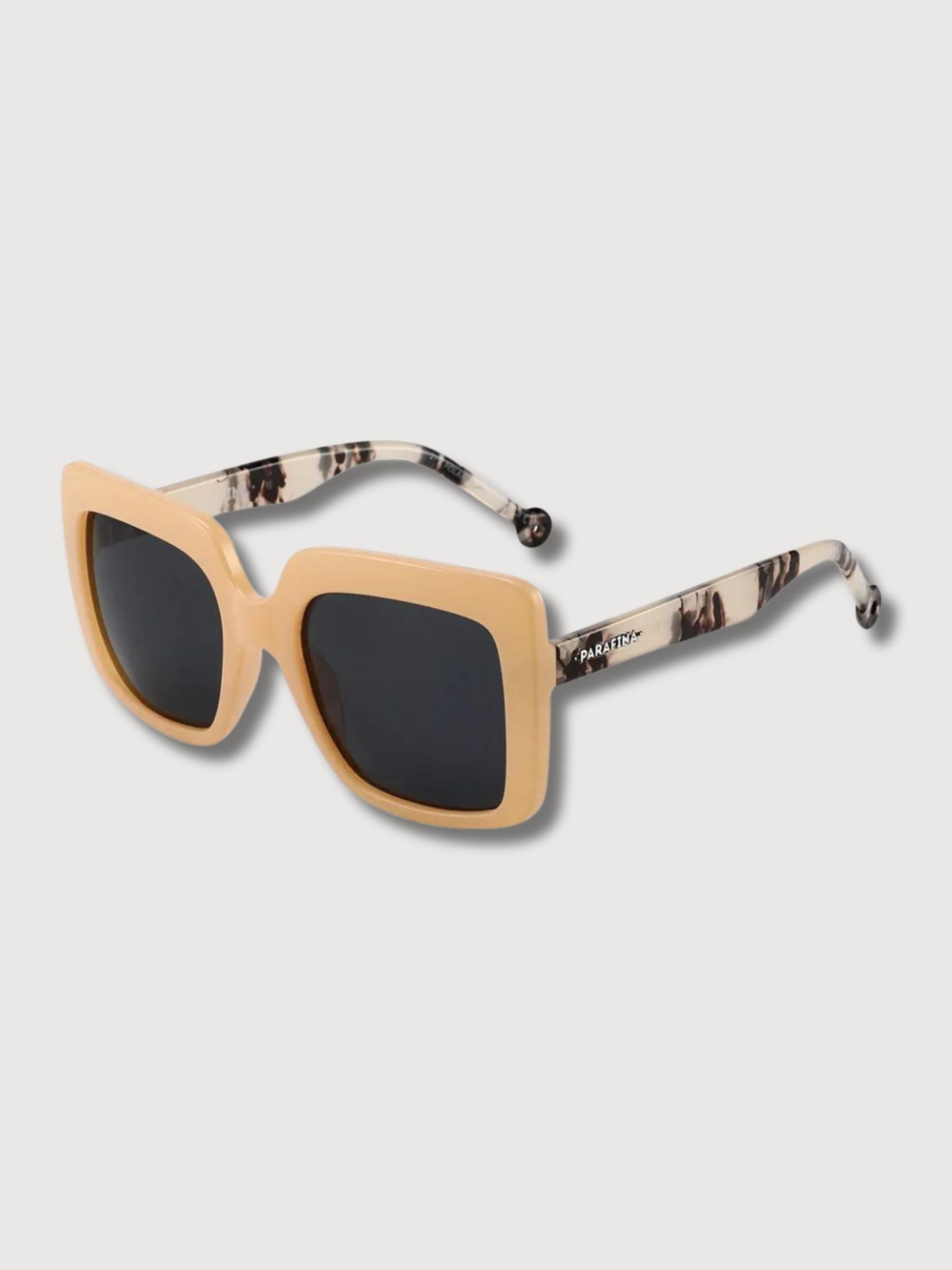 Sonnenbrille Oceano Recycling Plastik Beige | Parafina
