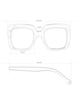 Sonnenbrille Oceano Recycling Plastik Beige | Parafina