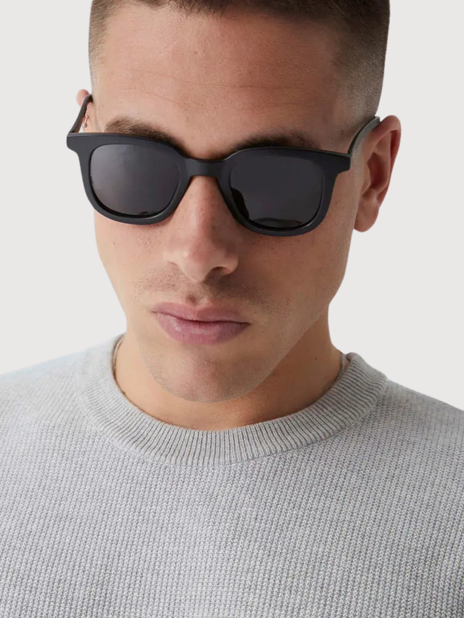 Sunglasses Cause Matt Black/Grey Unisex | Parafina