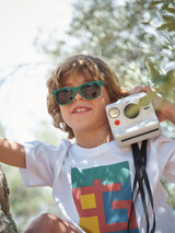 Occhiali Eco-Friendly Pingueino Verde Botella per Bambini | Parafina