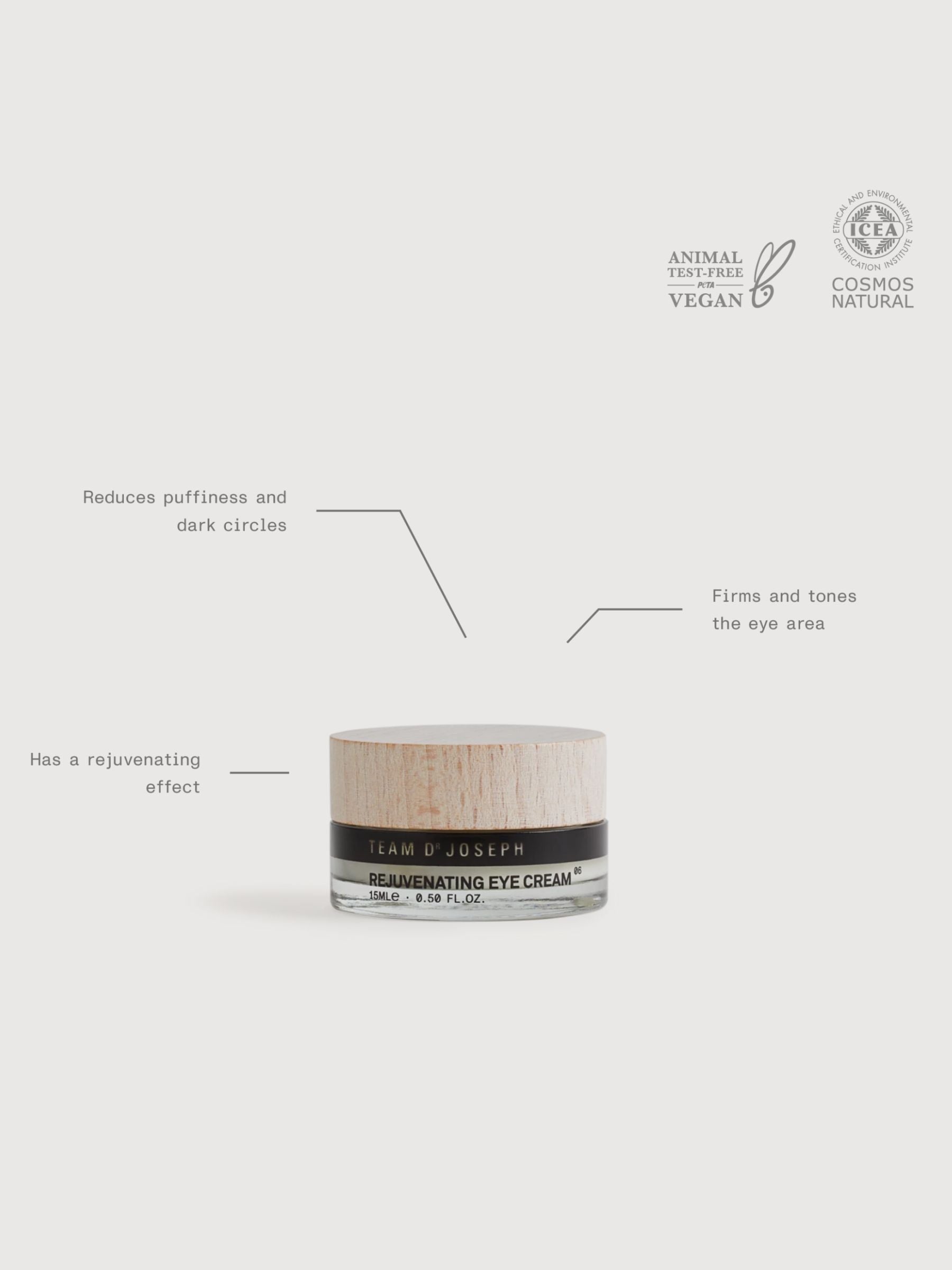 Crema contorno occhi anti-età 15 ml | Team Dr Joseph