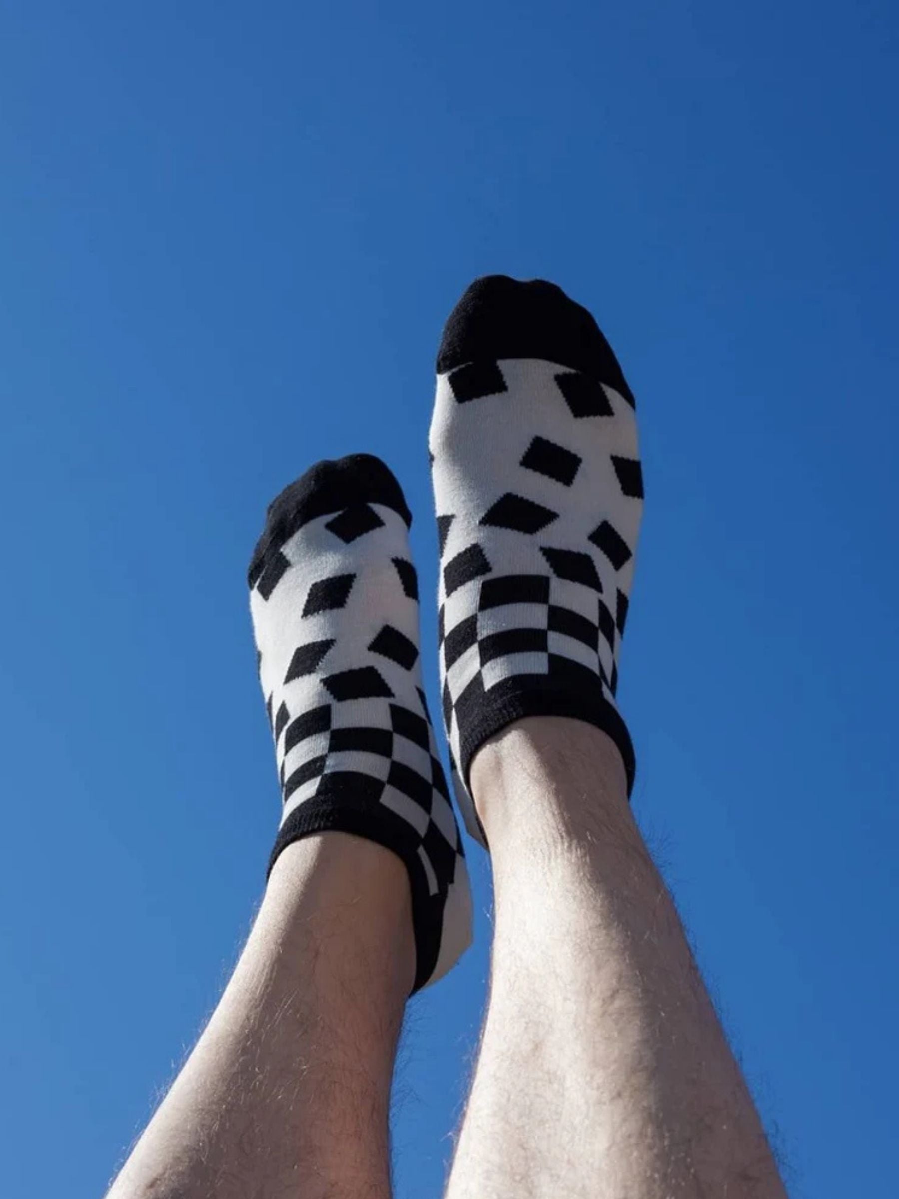 Socken Short Crumbling Chess Unisex