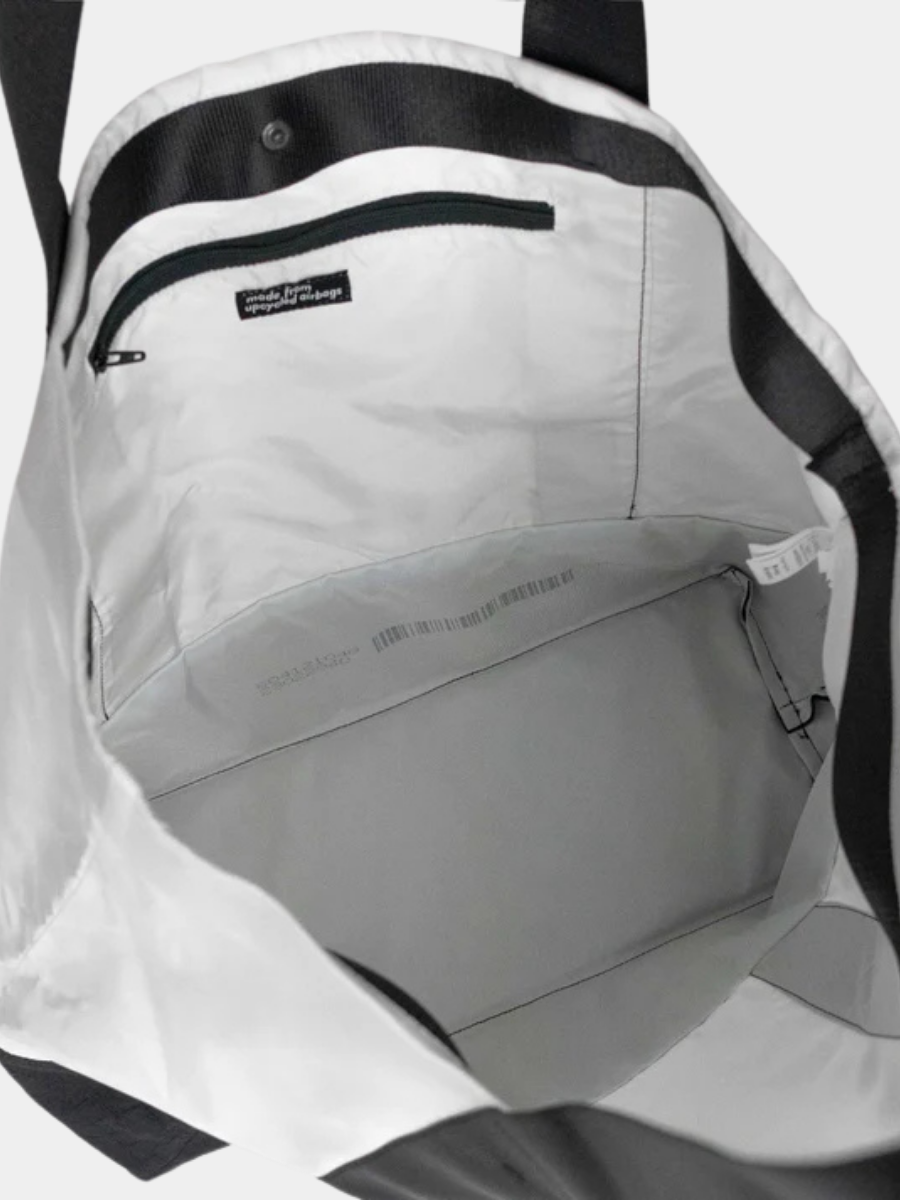 Shopper Deluxe Airbag riciclato bianco | Airpaq