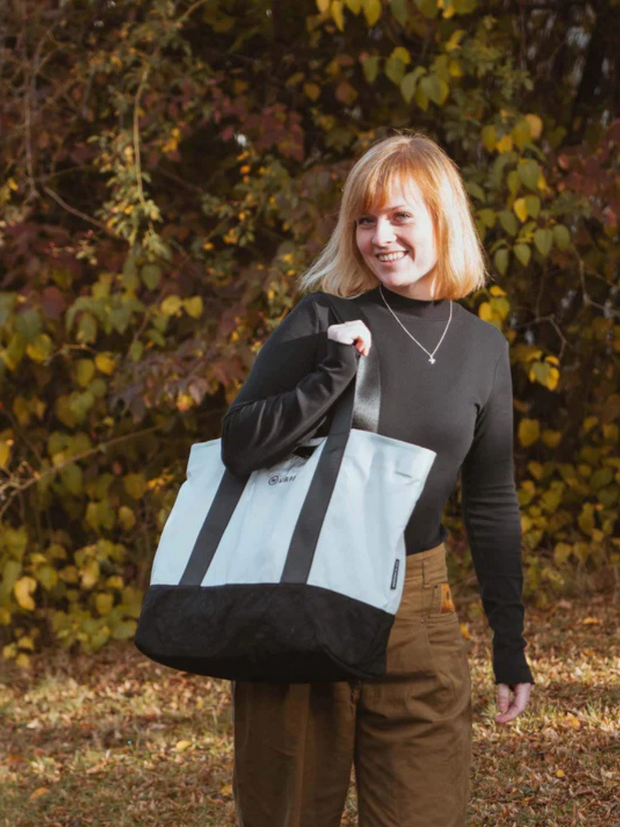 Shopper Deluxe Airbag riciclato bianco | Airpaq